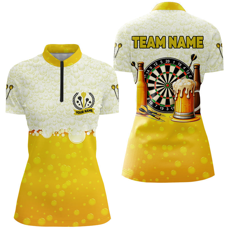 Personalized Yellow Funny Darts And Beer Men Dart, Drinking Darts Team, Dart Gifts