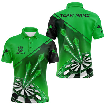 Personalized Green Dart and Custom Dart Team Uniform
