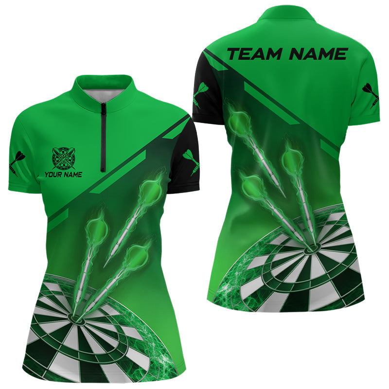 Personalized Green Dart and Custom Dart Team Uniform