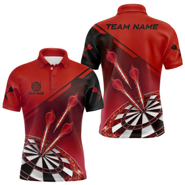 Personalized Red Dart and Custom Dart Team Uniform