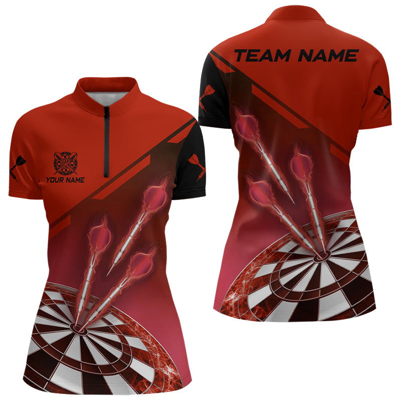 Personalized Red Dart and Custom Dart Team Uniform