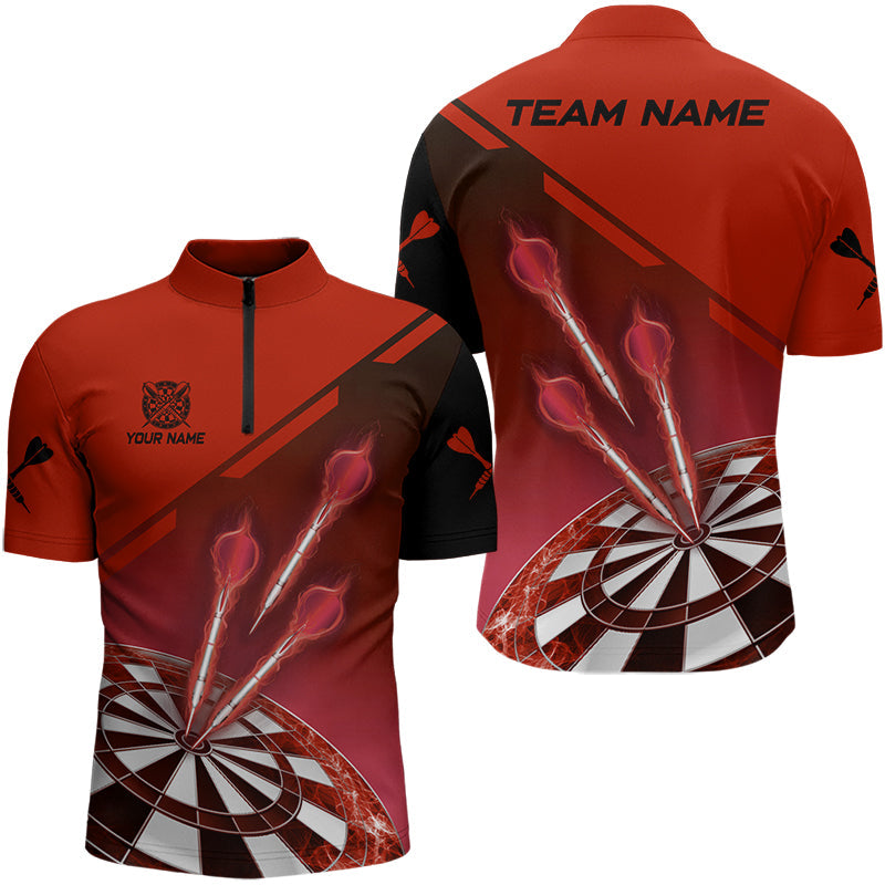 Personalized Red Dart and Custom Dart Team Uniform