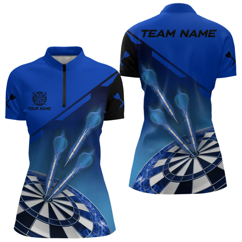 Personalized Blue Dart and Custom Dart Team Uniform
