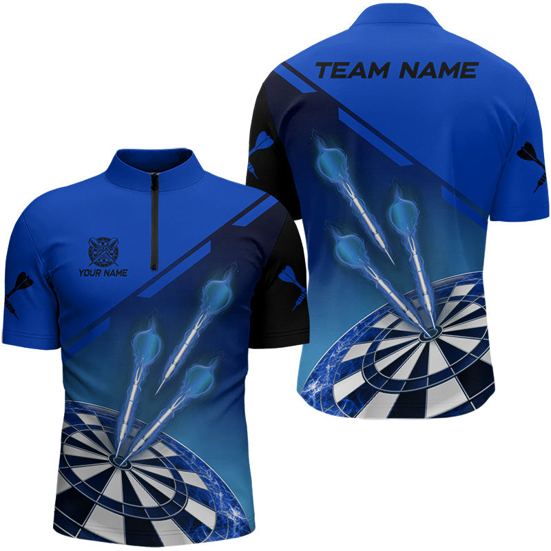 Personalized Blue Dart and Custom Dart Team Uniform