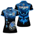 Personalized Lightning Thunder Custom Flaming Phoenix Dart, Dart |Blue