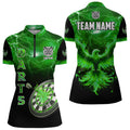 Personalized Lightning Thunder Custom Flaming Phoenix Dart, Dart |Green