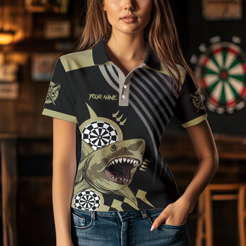 Black And Gold Funny Shark Dart Custom Dart