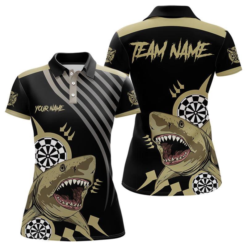 Black And Gold Funny Shark Dart Custom Dart