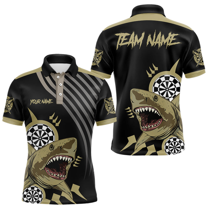 Black And Gold Funny Shark Dart Custom Dart