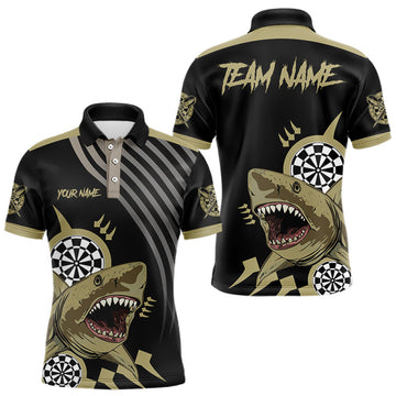 Black And Gold Funny Shark Dart Custom Dart