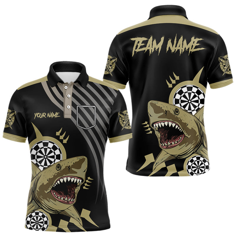 Black And Gold Funny Shark Dart Custom Dart