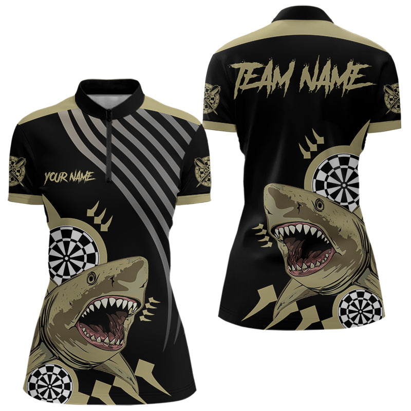 Black And Gold Funny Shark Dart Custom Dart