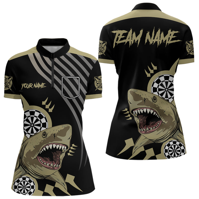 Black And Gold Funny Shark Dart Custom Dart