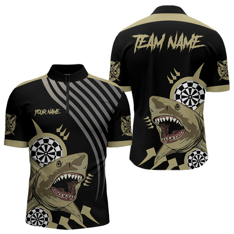 Black And Gold Funny Shark Dart Custom Dart