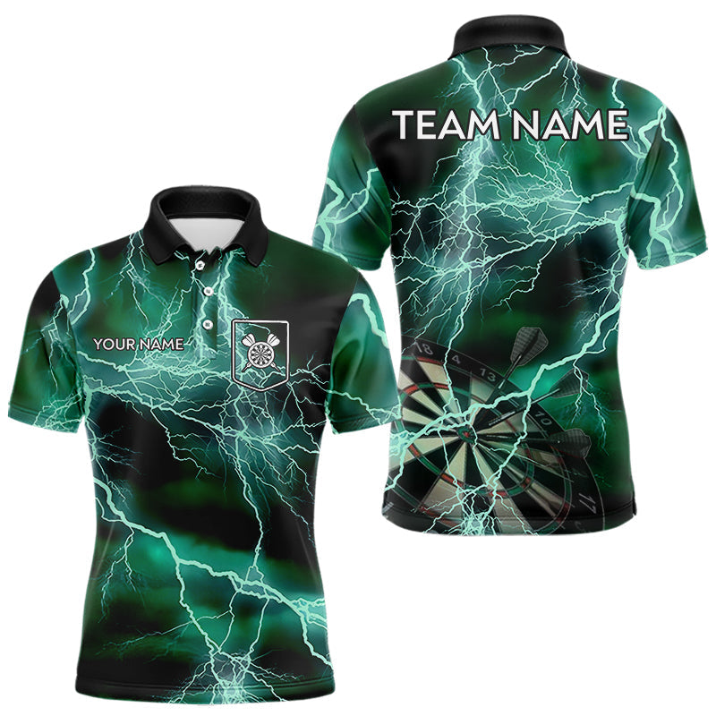 Black Turquoise Thunder Lightning Dart Custom Dart