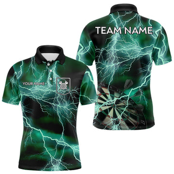 Black Turquoise Thunder Lightning Dart Custom Dart
