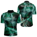 Black Turquoise Thunder Lightning Dart Custom Dart