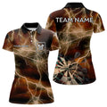 Black And Orange Thunder Lightning Dart Custom Dart
