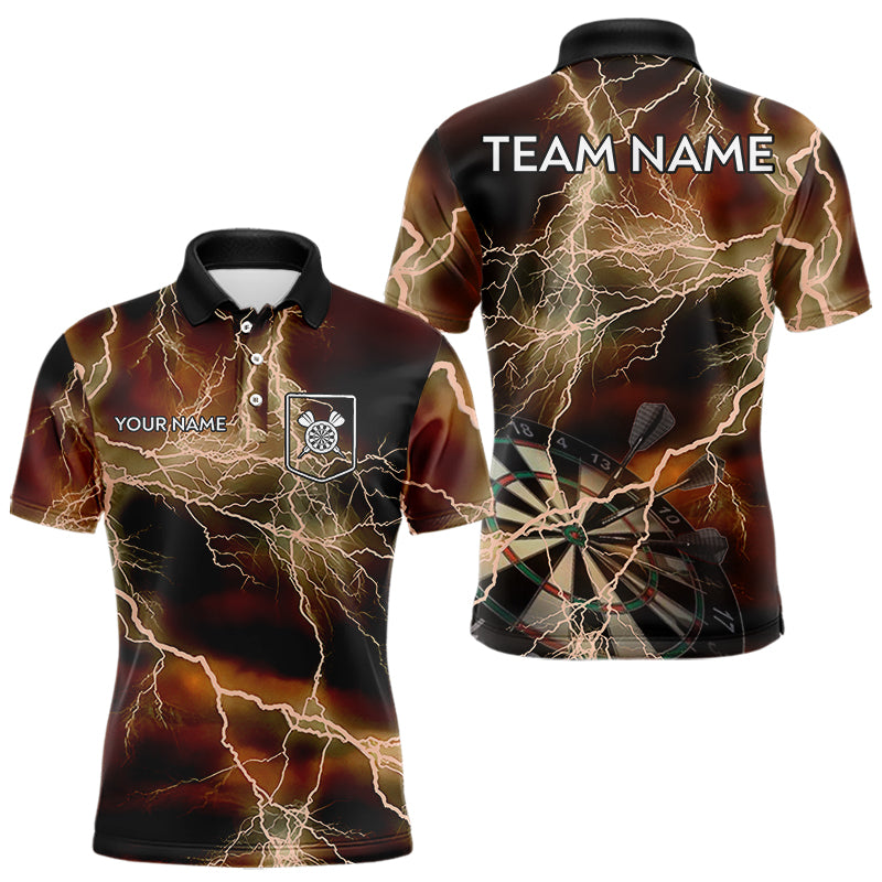 Black And Orange Thunder Lightning Dart Custom Dart