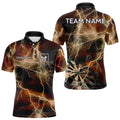 Black And Orange Thunder Lightning Dart Custom Dart