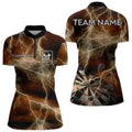 Black And Orange Thunder Lightning Dart Custom Dart