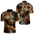 Black And Orange Thunder Lightning Dart Custom Dart