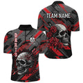 Personalized 3D All Over Print Skull And Roses Custom Darts Darts |Red