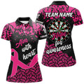 Aim With Heart Hope For Awareness Custom Dart, Breast Cancer Pink Ribbon Darts