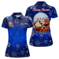 Funny Santa Snowflakes Pattern Custom Blue Christmas Dart, Xmas Gifts For Dart Lover