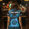 Blue Dart Board Fire Flame Custom Eagle Dart, Thunder Lightning Dart Team