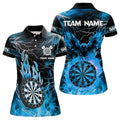 Blue Dart Board Fire Flame Custom Eagle Dart, Thunder Lightning Dart Team