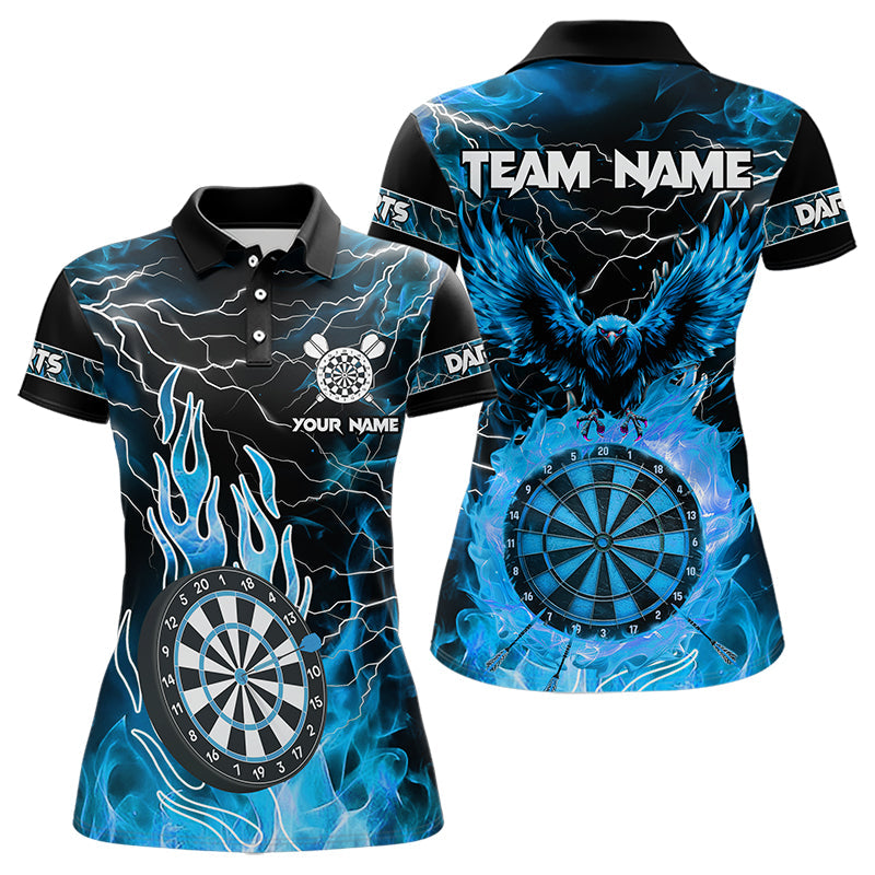 Blue Dart Board Fire Flame Custom Eagle Dart, Thunder Lightning Dart Team