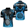 Blue Dart Board Fire Flame Custom Eagle Dart, Thunder Lightning Dart Team