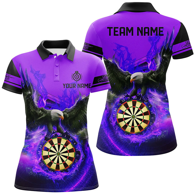 Personalized 3D Eagle Flying On Dart Board Fire Darts Custom Darts |Purple