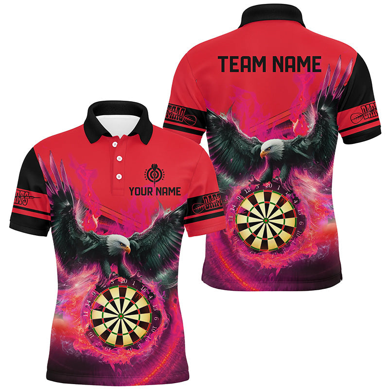Personalized 3D Eagle Flying On Dart Board Fire Darts Custom Darts |Red