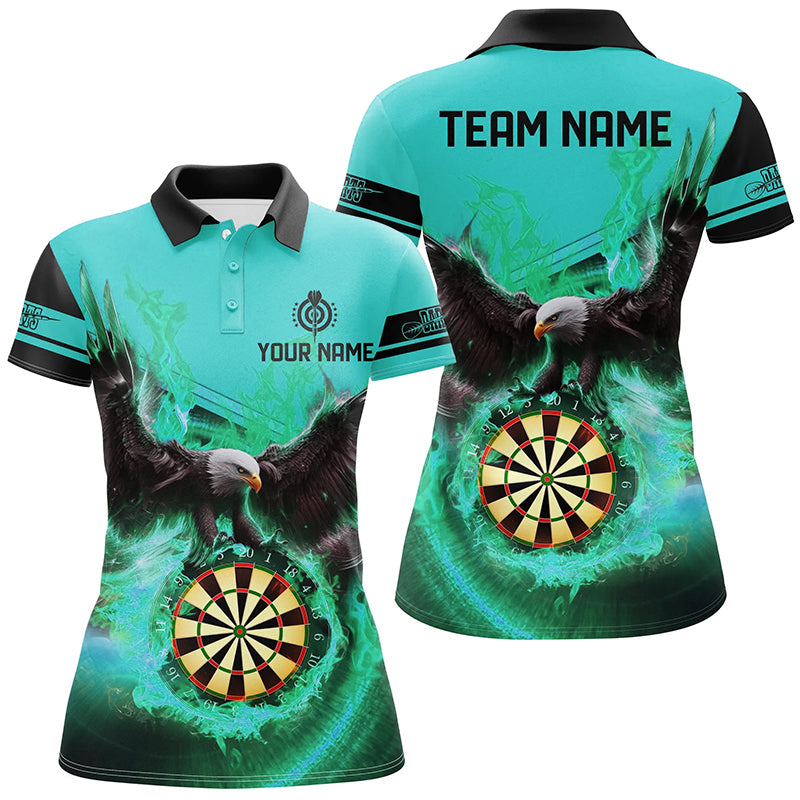 Personalized 3D Eagle Flying On Dart Board Fire Darts Custom Darts |Turquoise