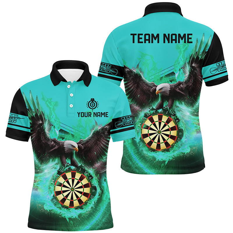 Personalized 3D Eagle Flying On Dart Board Fire Darts Custom Darts |Turquoise