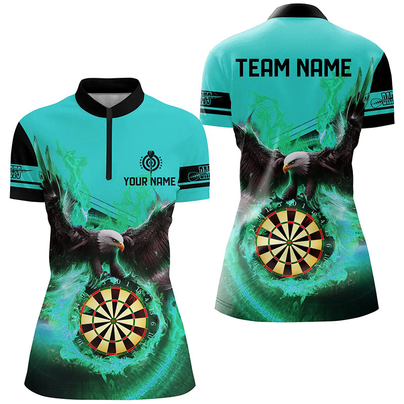 Personalized 3D Eagle Flying On Dart Board Fire Darts Custom Darts |Turquoise