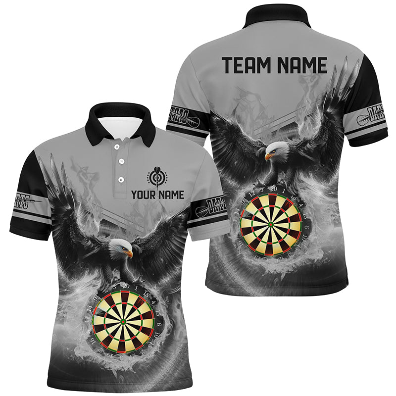 Personalized 3D Eagle Flying On Dart Board Fire Darts Custom Darts |Grey