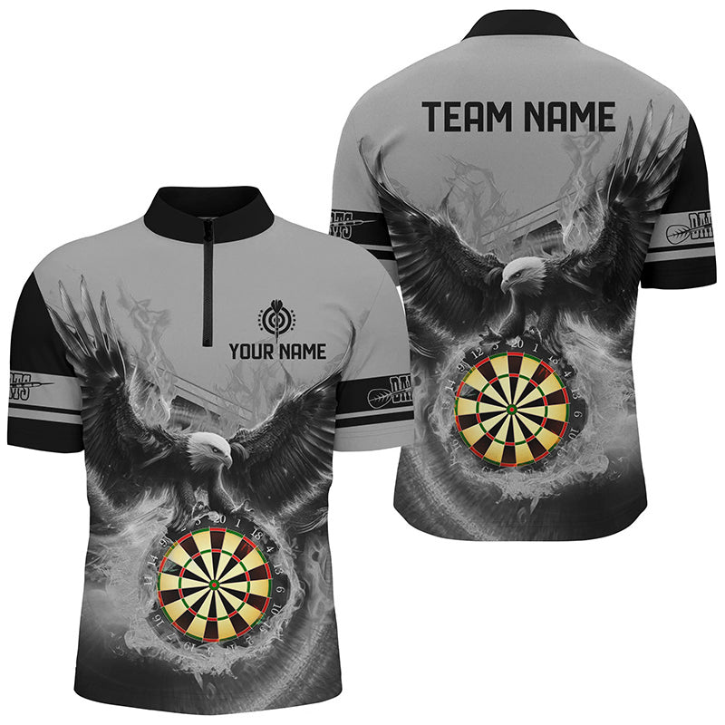 Personalized 3D Eagle Flying On Dart Board Fire Darts Custom Darts |Grey