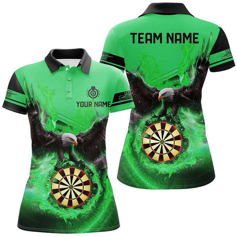 Personalized 3D Eagle Flying On Dart Board Fire Darts Custom Darts |Green