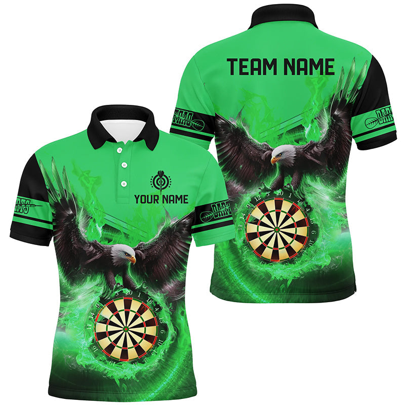 Personalized 3D Eagle Flying On Dart Board Fire Darts Custom Darts |Green
