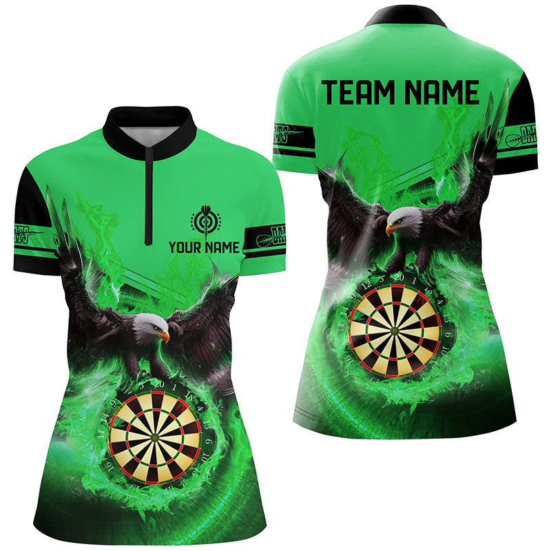 Personalized 3D Eagle Flying On Dart Board Fire Darts Custom Darts |Green