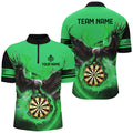 Personalized 3D Eagle Flying On Dart Board Fire Darts Custom Darts |Green