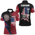 Personalized Red Retro American Flag Men Dart, Patriotic Dart For Team Darts Player