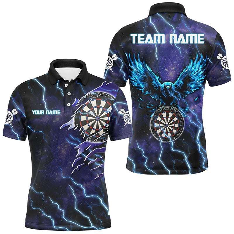 Personalized 3D Purple Galaxy Eagle Dart Custom Thunder Lightning Dart