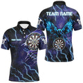 Personalized 3D Purple Galaxy Eagle Dart Custom Thunder Lightning Dart