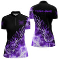 Black And Purple Light Icy Women Darts and Custom Dart For Team Dart