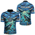 Blue 3D Shark Custom Ocean Camo Darts Custom Dart