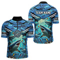 Blue 3D Shark Custom Ocean Camo Darts Custom Dart